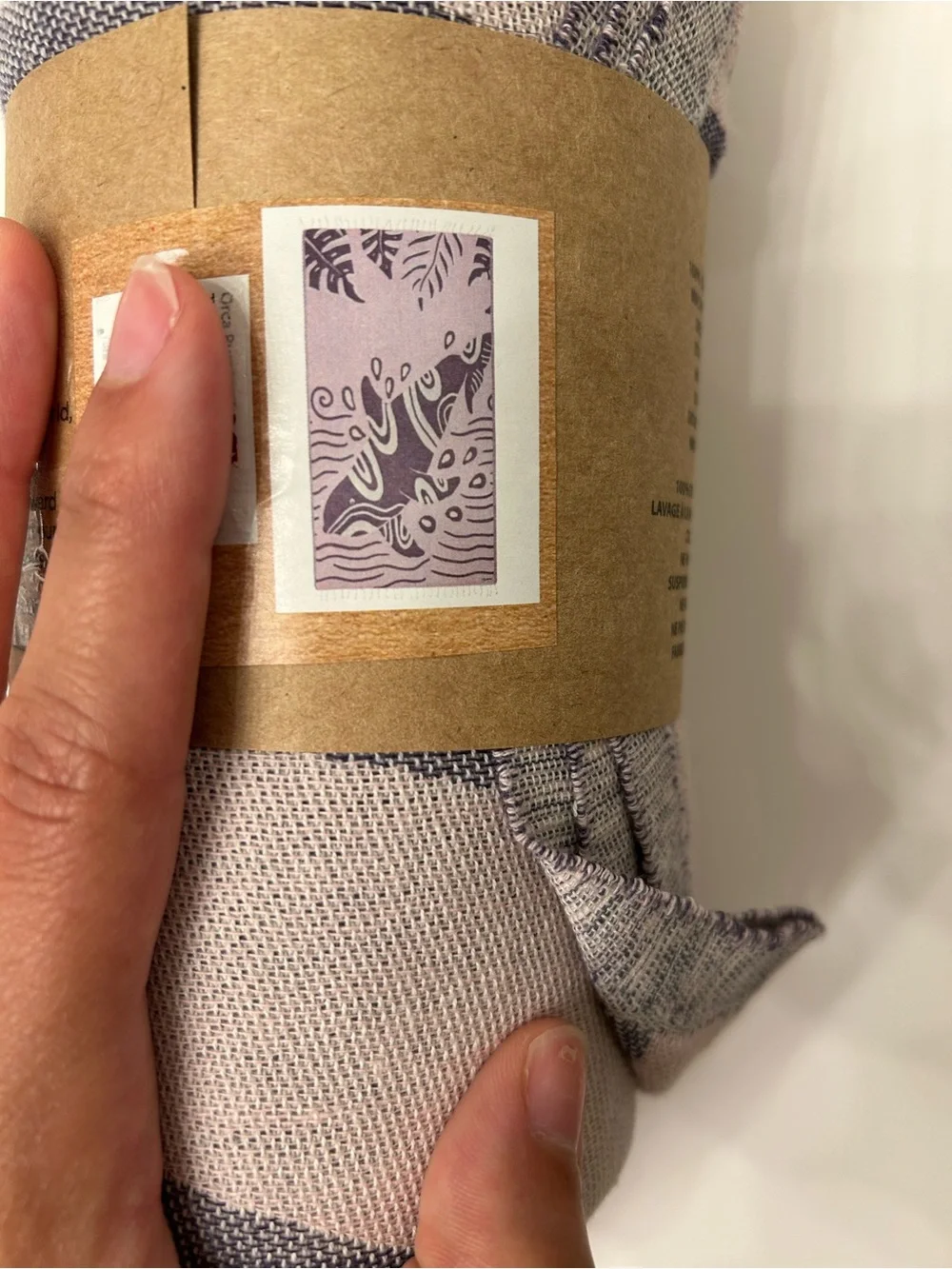 Sand cloud Orca Whale Towel